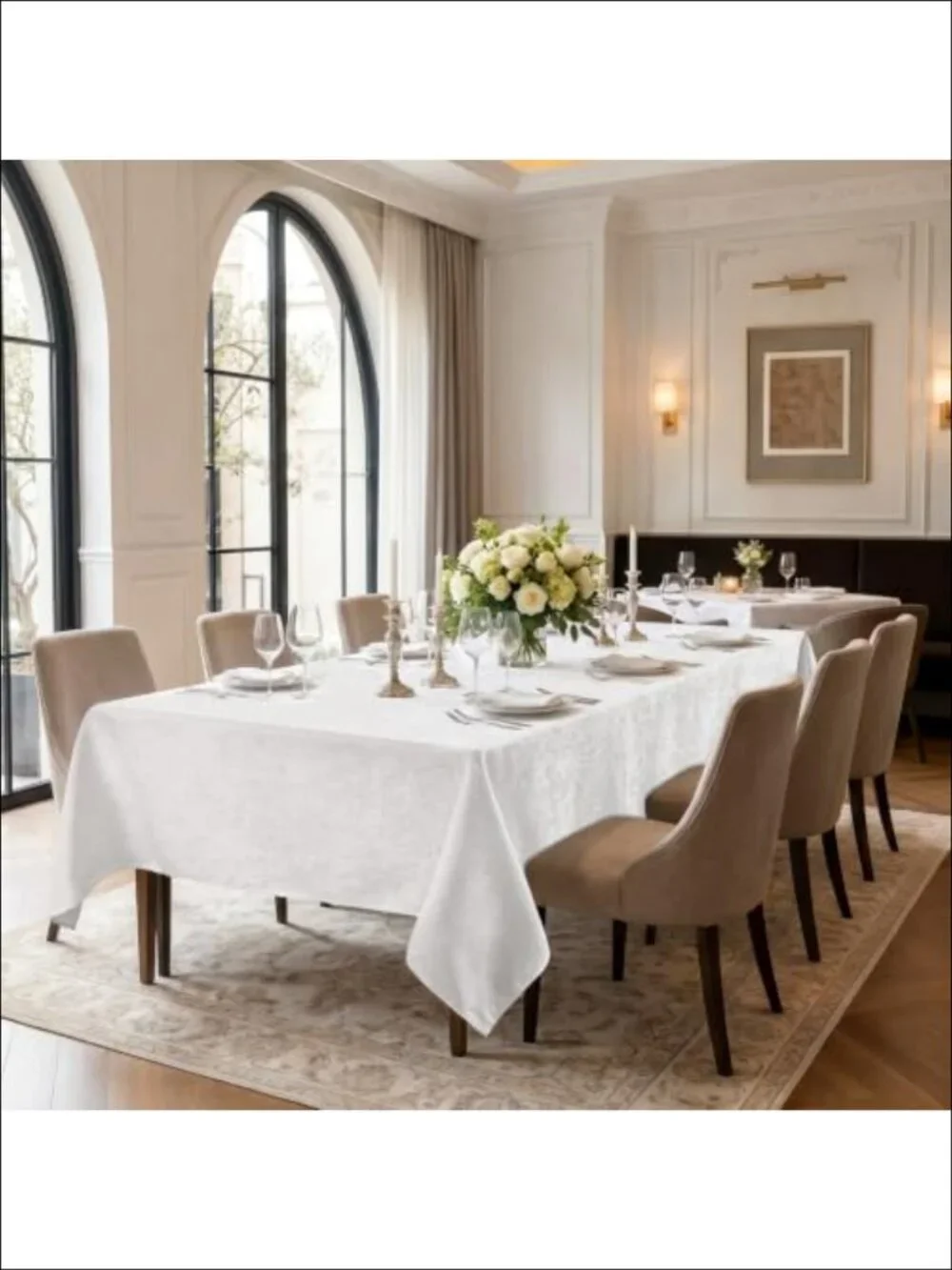 Jacquard Tablecloth 60x120 for 8ft Rectangle Table Dining